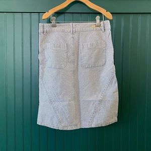 Pilcro and the letterpress striped skirt